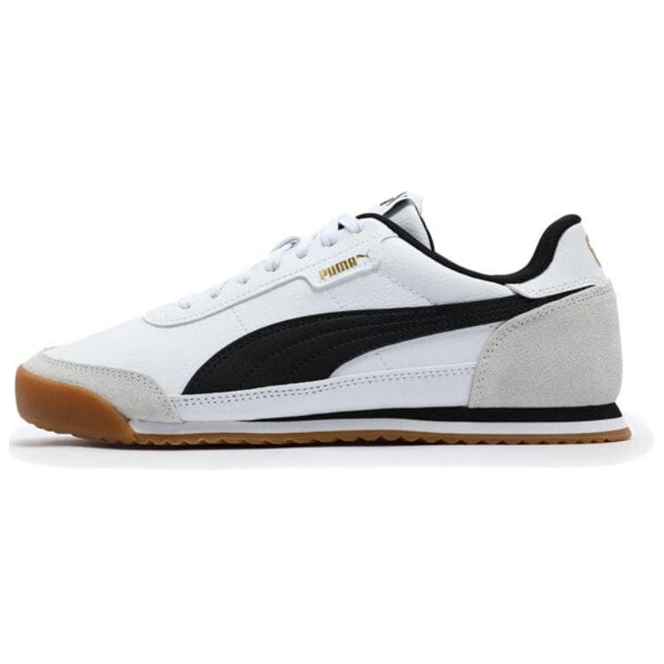 PUMA Turino Anti-Slip Wear-Resistant Low-Top Casual Shoes Unisex White Black