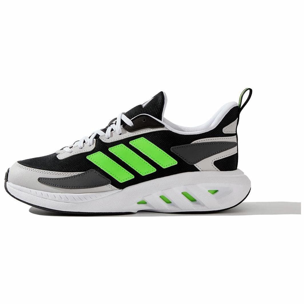 Adidas ALL DAY POWER Anti-Slip Wear-Resistant Low-Top Running Shoes Unisex Black White
