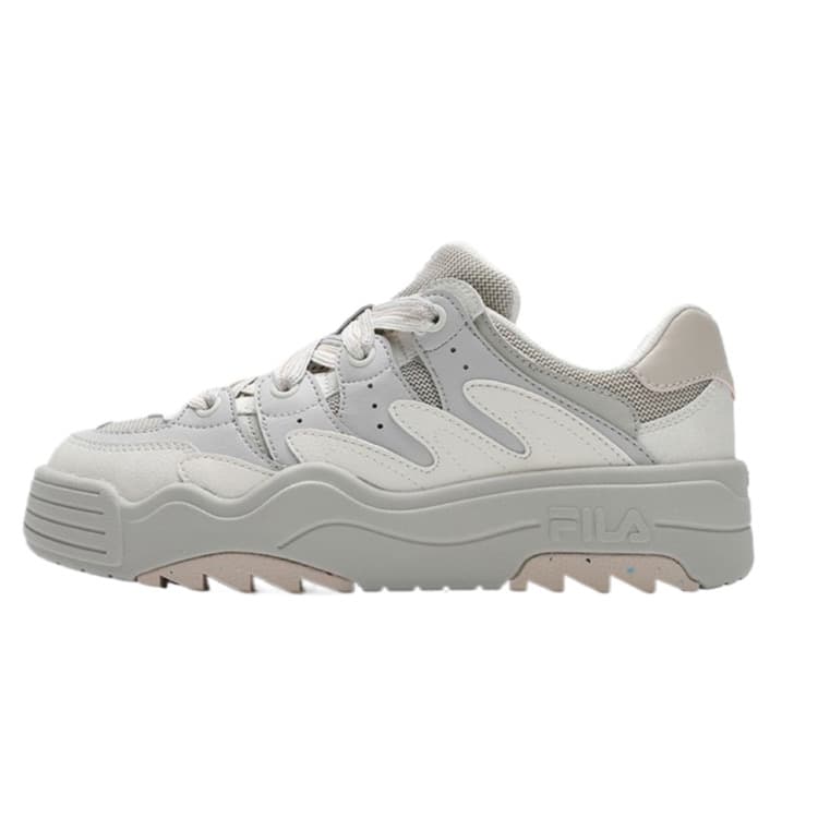 FILA Rosetta Low Top Skateboard Shoes Women's White Gray