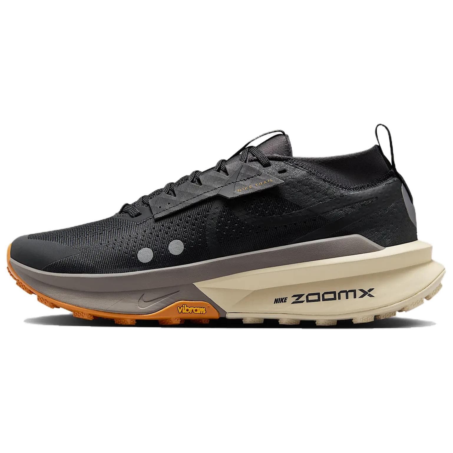 Nike Zegama Trail 2 Anti Slip Wear Resistant Low Top Trail Running Shoes Men's Black