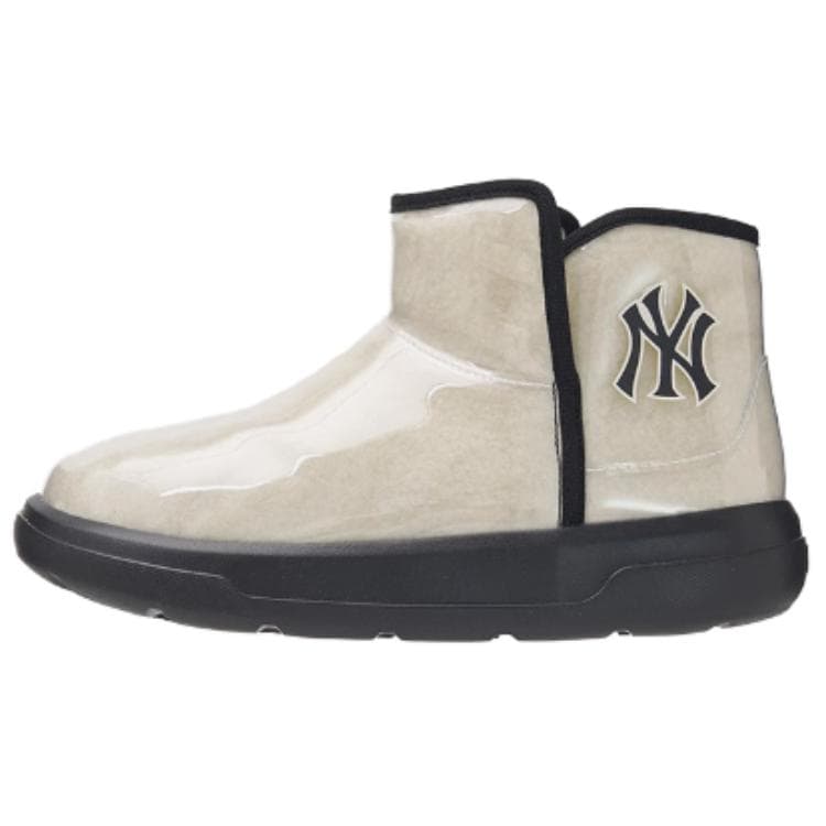 MLB New York Yankees Warm Slip-Resistant Comfortable Fashion Short-Cut Snow Boots Women's White