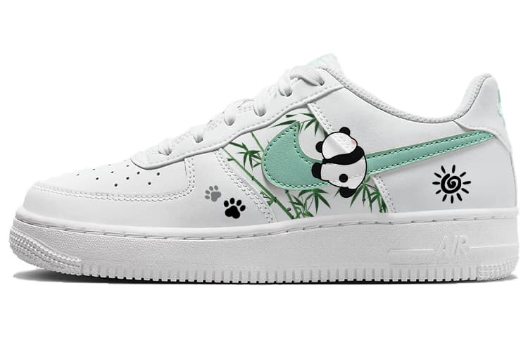 Nike Air Force 1 Skateboard Shoes Women's Low-Top Green White