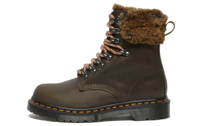 Dr.Martens 1460 Martin Boots Grey/Green Women's