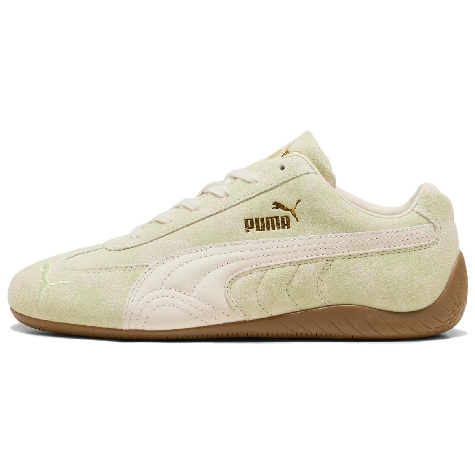 PUMA speedcat Faded Versatile Comfort Low-Top Casual Shoes Unisex Light Green