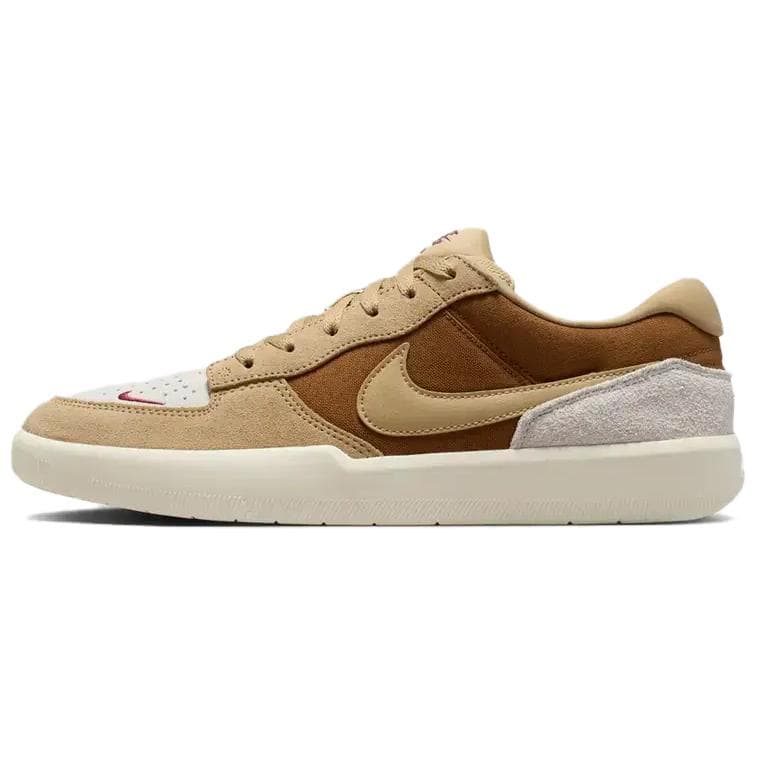 Nike SB Force 58 Comfortable Soft Skate Shoes Men's Brown
