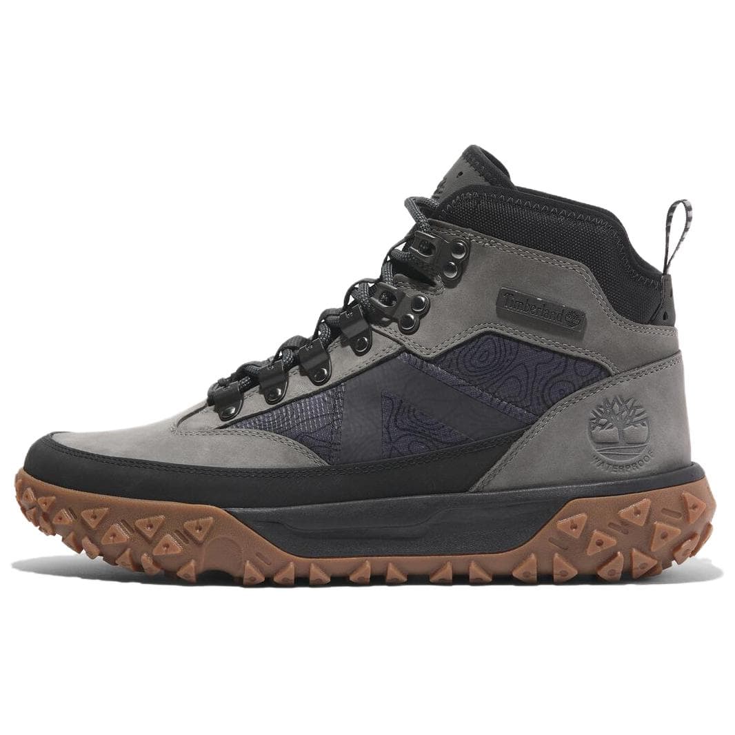 Timberland Greenstride Motion Anti-Slip And Wear-Resistant Water-Resistant High-Top Outdoor Shoes Men's Gray