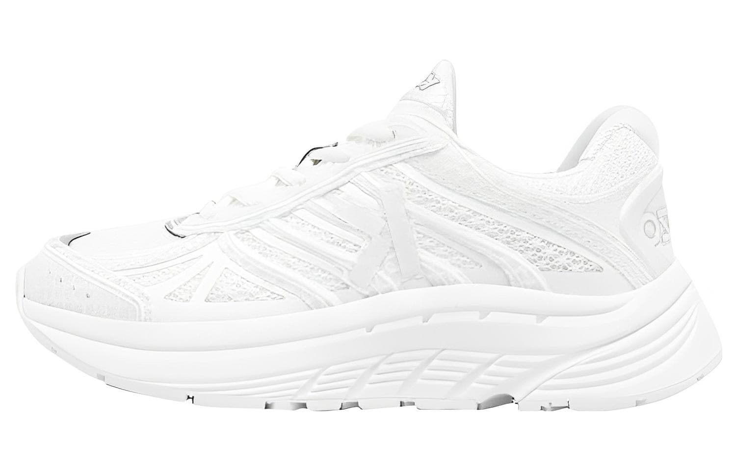 KENZO Mesh Comfortable Fashion Versatile Breathable Low-Top Casual Shoes Women's White