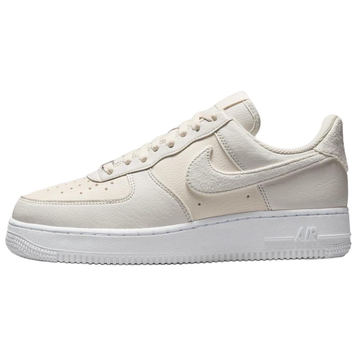 Nike Air Force 1 Anti-Slip Wear-Resistant Low-Top Skateboard Shoes Women's Ivory