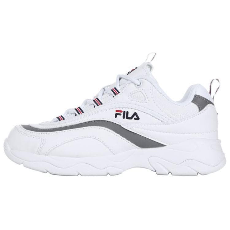 FILA Ray Unisex Comfort Versatile Low-Top Casual Running Shoes White
