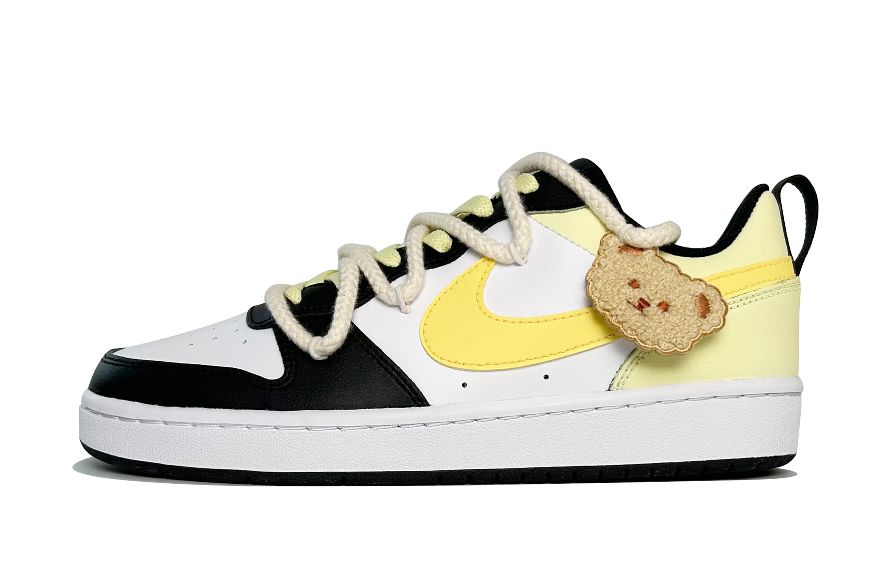 Nike Court Borough Skateboard Shoes Women's Low-Top White, Black
