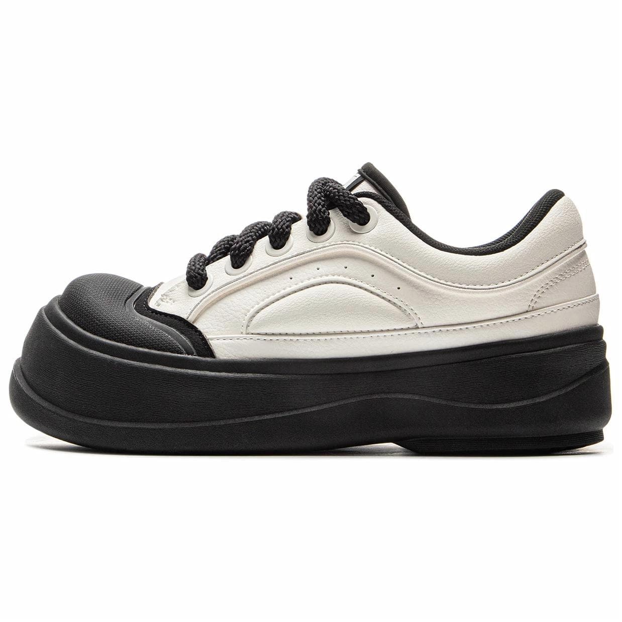 LiNing Honey Anti-Slip And Wear-Resistant Coverage Low-Top Casual Shoes Women's White Black