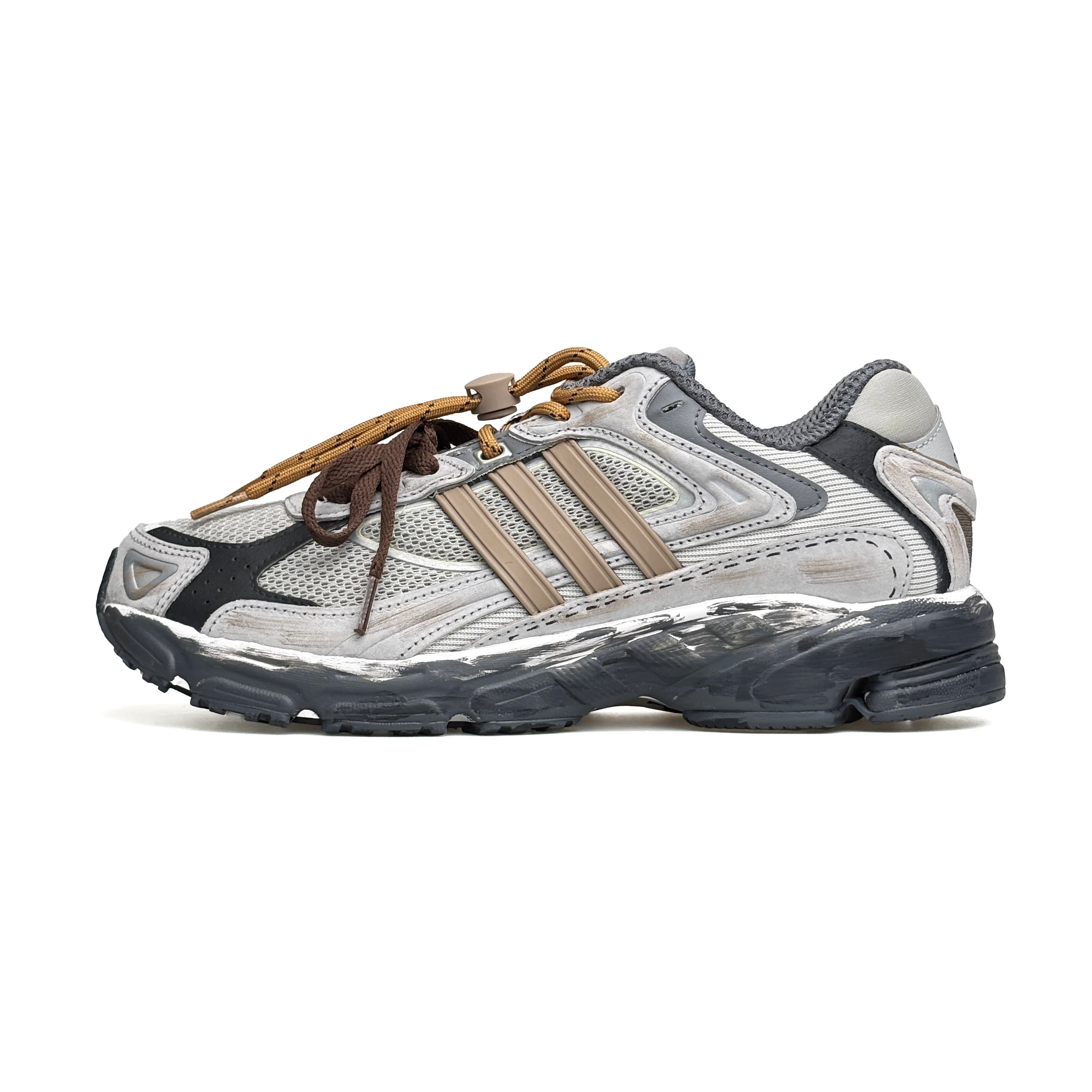 Custom Sneakers adidas originals Response Cl Wasteland Techwear Personalized Miu Style Retro Commute Versatile Low-Top Running Shoes Unisex Gray Brown