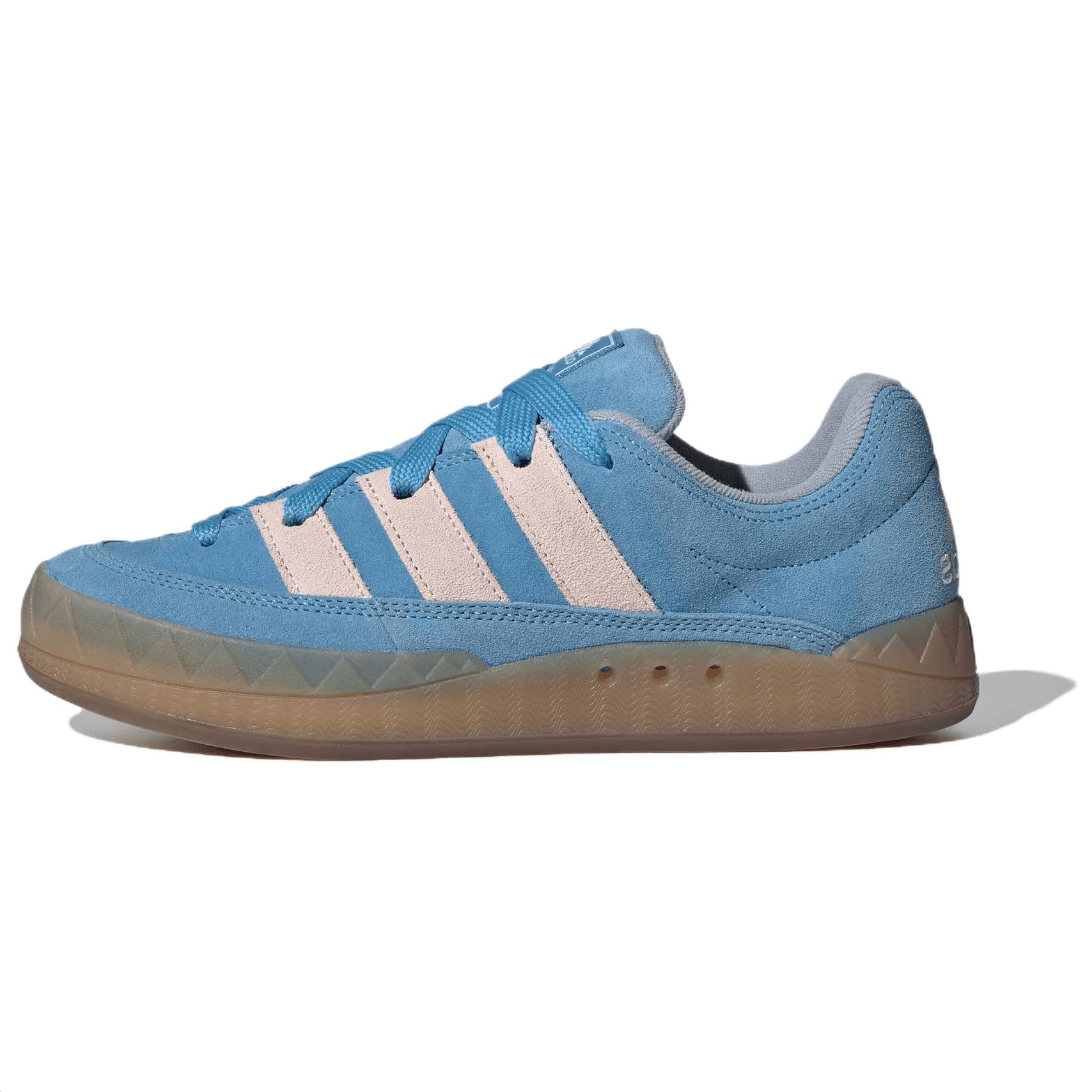 Adidas Adimatic Skateboard Shoes Unisex Low-Top Blue/Brown