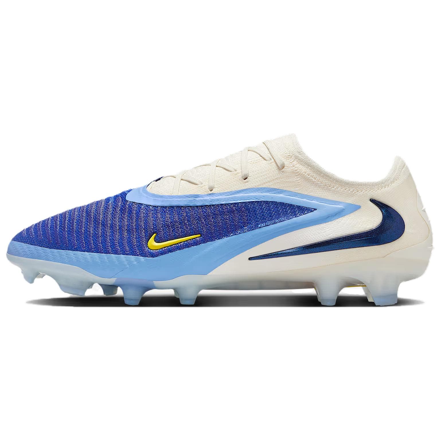 Nike Abrasion Resistant Soccer Shoes Men's White Blue