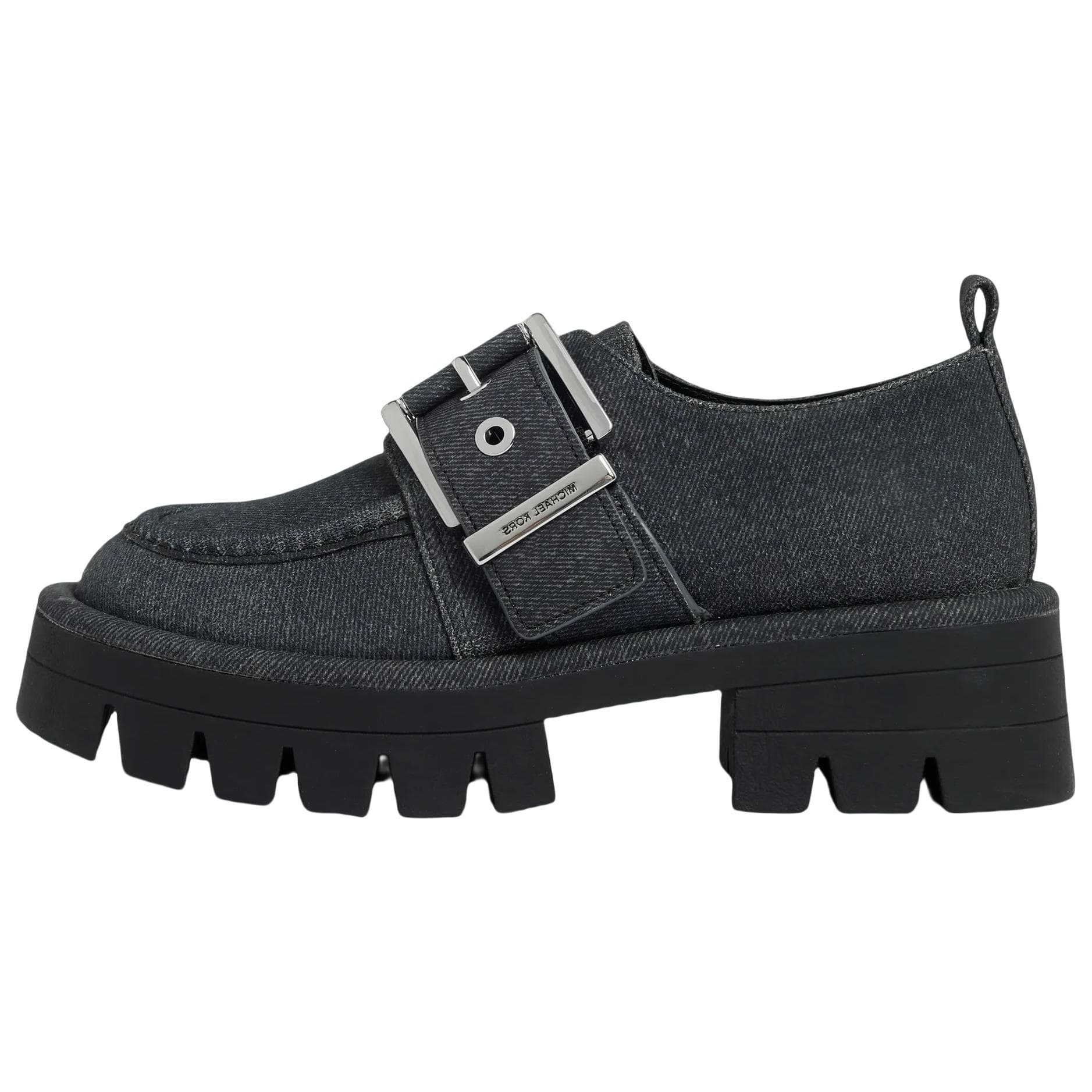 MICHAEL KORS Colby Loafers 6cm Women's Denim Black