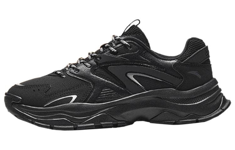 Anta Hot OG-2 Wear-Resistant Low-Top Chunky Sneakers Men's Black