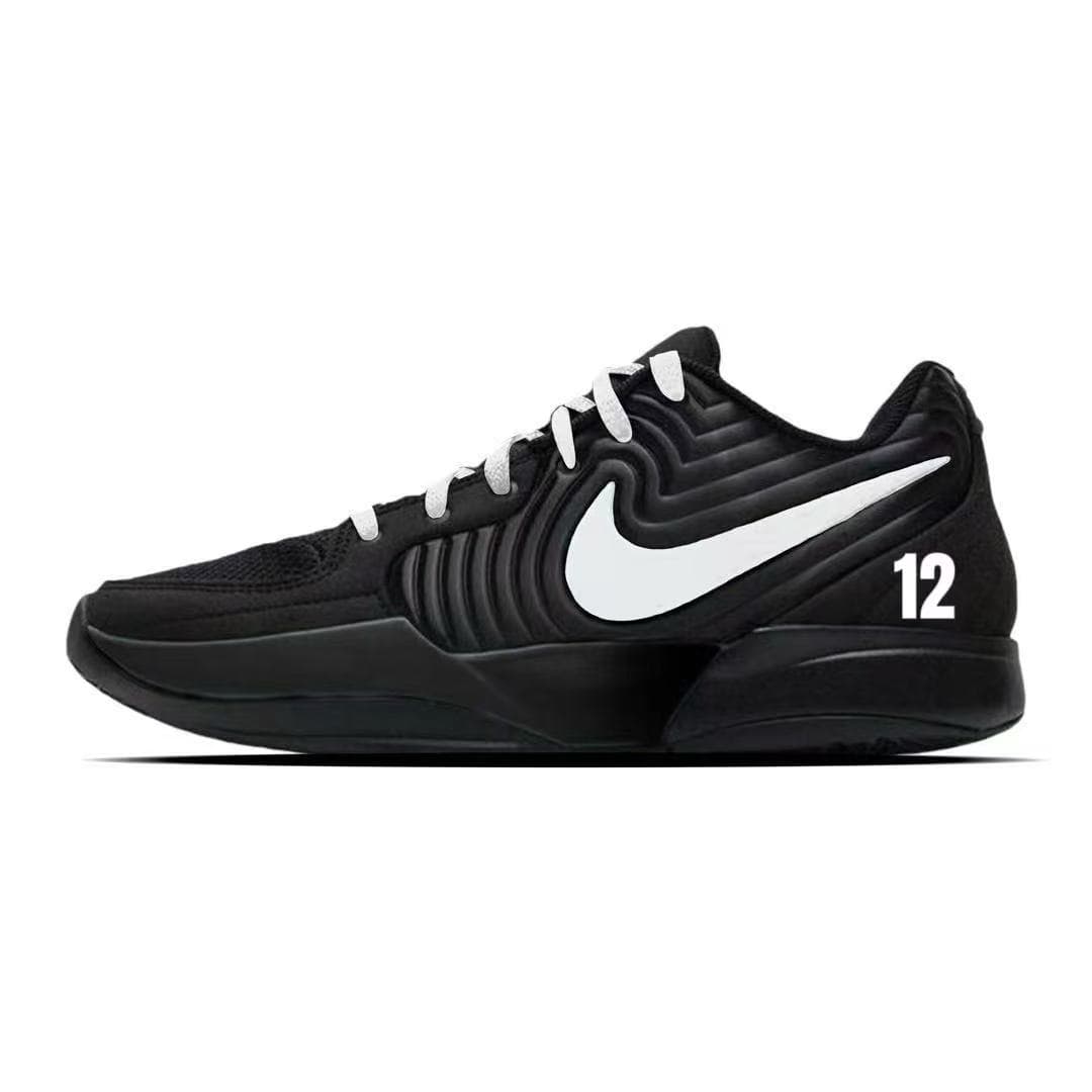 Custom Sneakers: Nike Ja 2 'Yin Yang Tai Chi' Low-Top Basketball Shoes Men's Black-White
