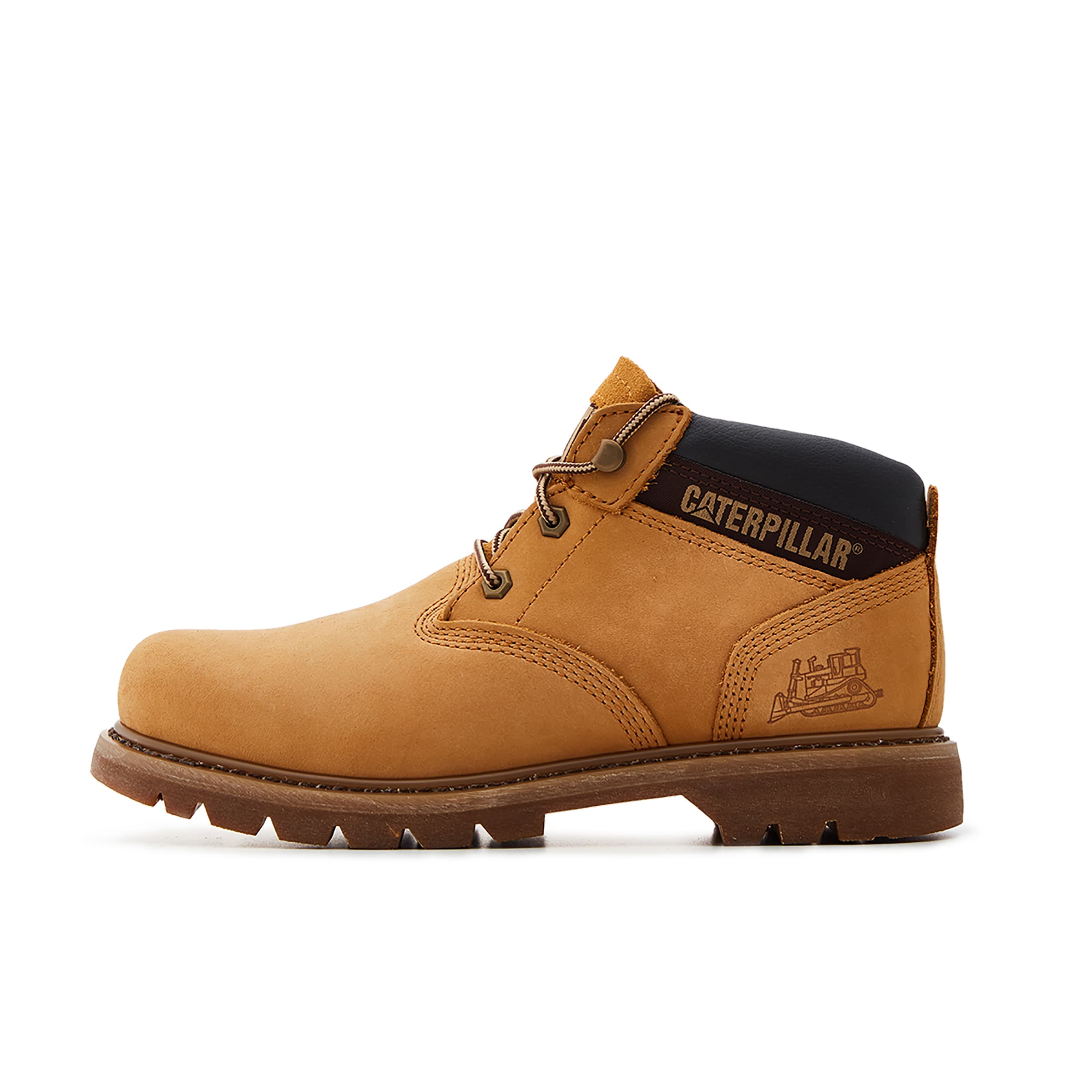 CAT Breathable Warm Wear-Resistant Cushioning Slip-Resistant Ankle-Length Outdoor Boots Men's Yellow