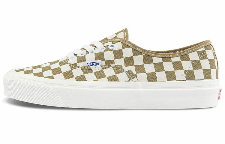Vans Style 44 Low Tops Casual Skateboarding Shoes Unisex Brown White