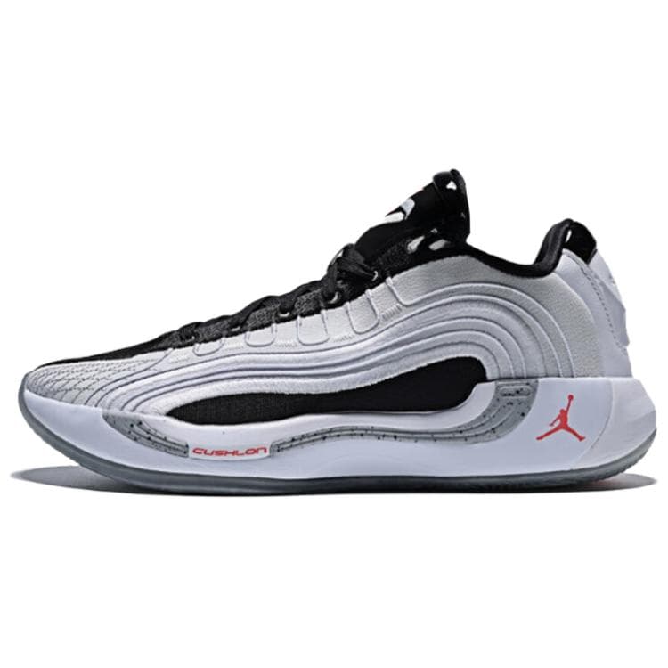 Jordan Luka 4 Abrasion Resistant Low top Basketball Shoes Men's Black White