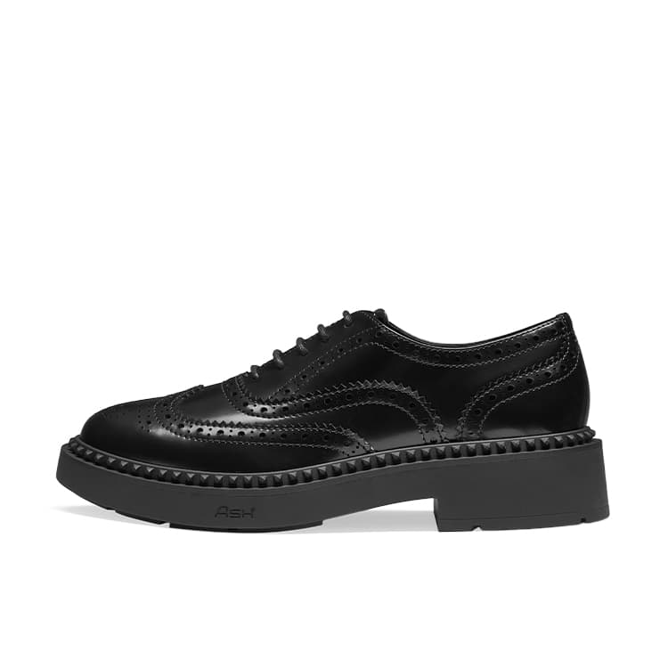 ASH MERCER Collection British Vintage Chunky Heel Unlined Shoes Women's