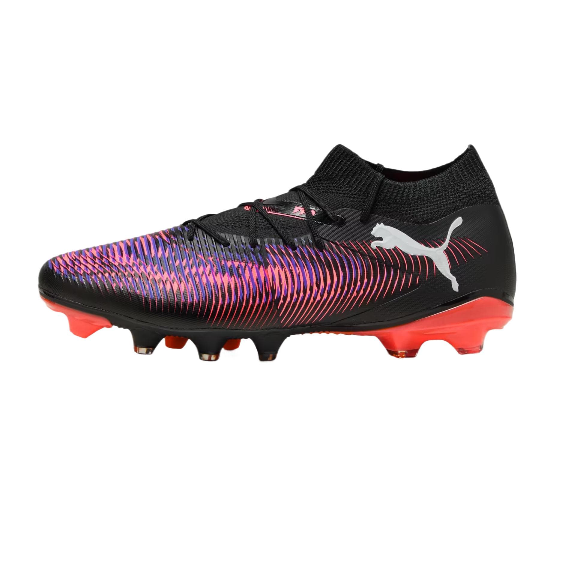 PUMA FUTURE 8 Comfortable Versatile Soccer Cleats Men's Black Purple