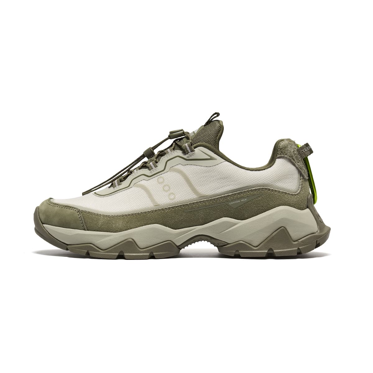 Teenie Weenie Men x Saucony Canyon WLK Outdoor Retro Casual Shoes Low-Top Running Shoes Unisex Rice Green