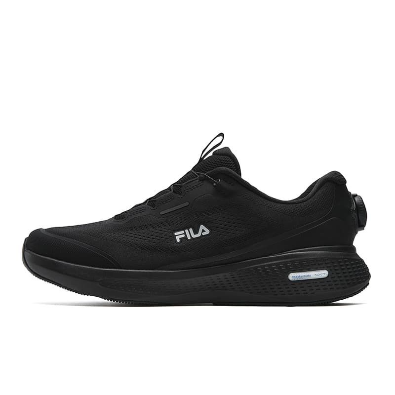 FILA BOA NUVOLE RUN 3+ Soft Cloud Simple Sport Versatile Comfort Dial Low-Top Running Shoes Men's Black