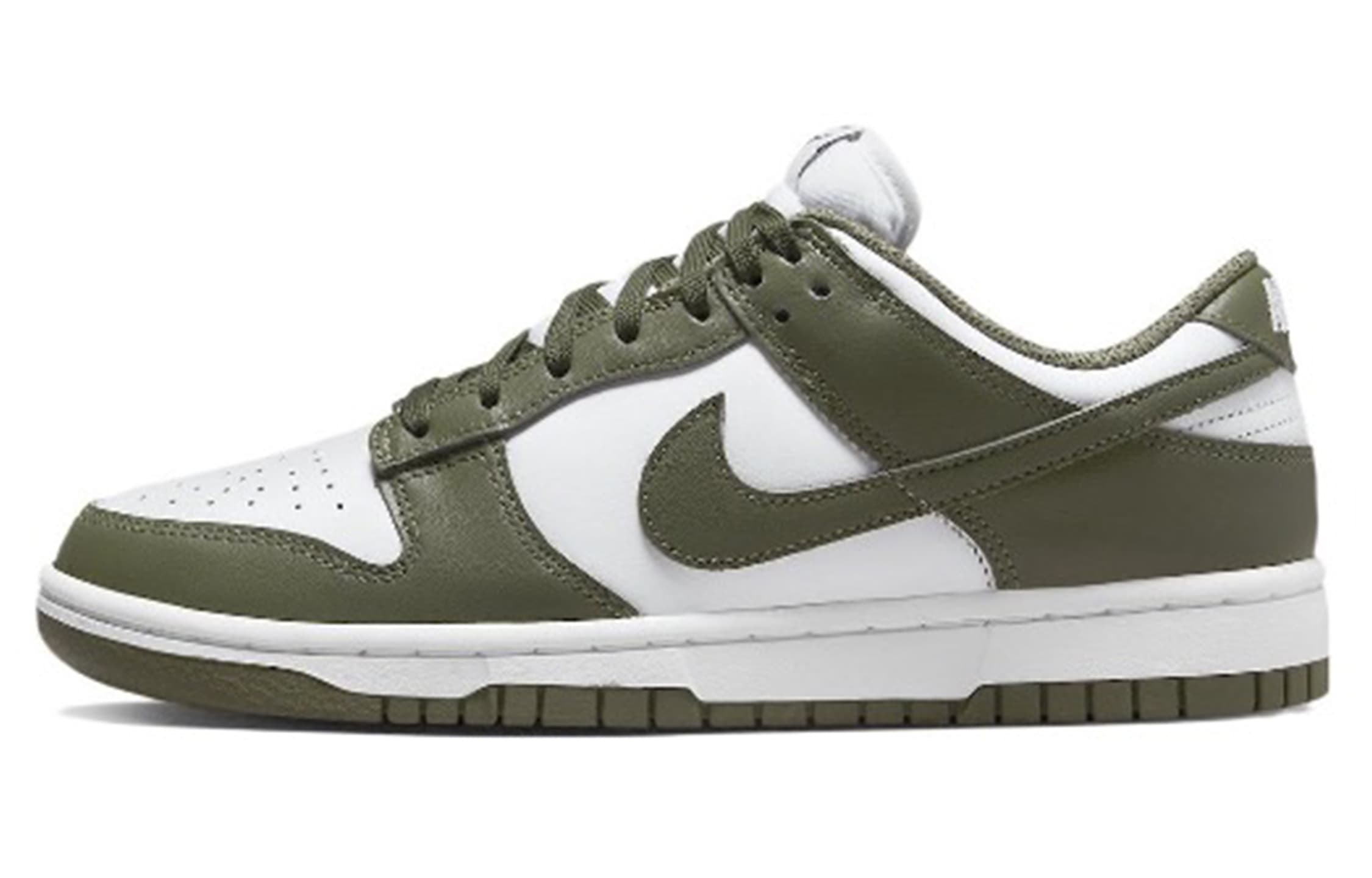 Custom Sneakers Nike Dunk Leather Shark Cloud Forest Wasteland Tech Vintage Classic Versatile Comfortable Skate Shoes Unisex Blue-Green