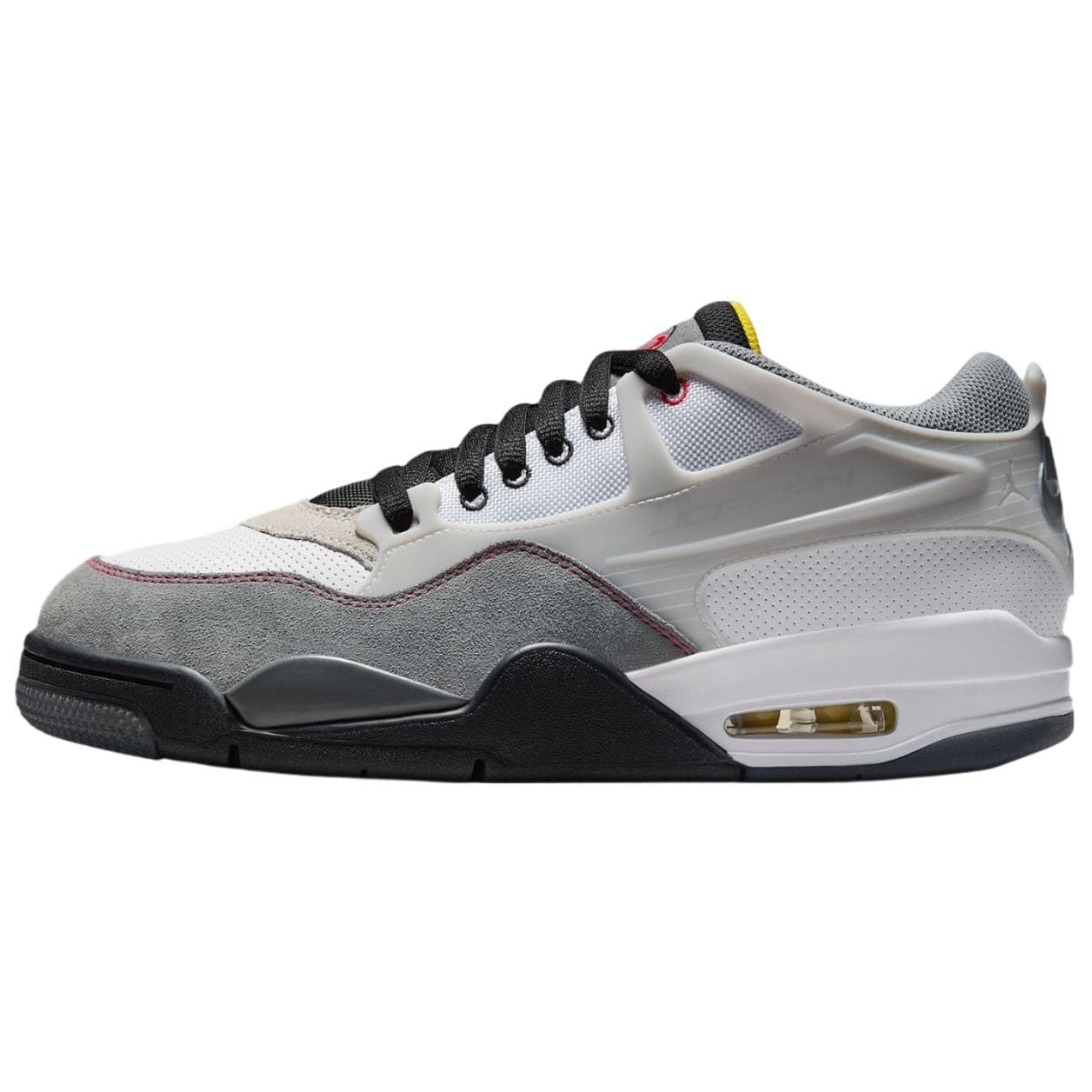 Jordan 4 Rm Premium White Black Smoke Grey Fire Red