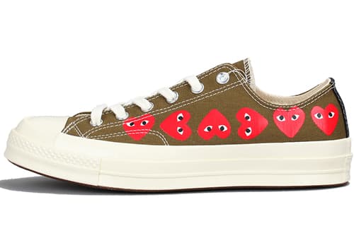 Converse Chuck Taylor All Star 70 Ox Comme Des Garcons Multi Heart Green