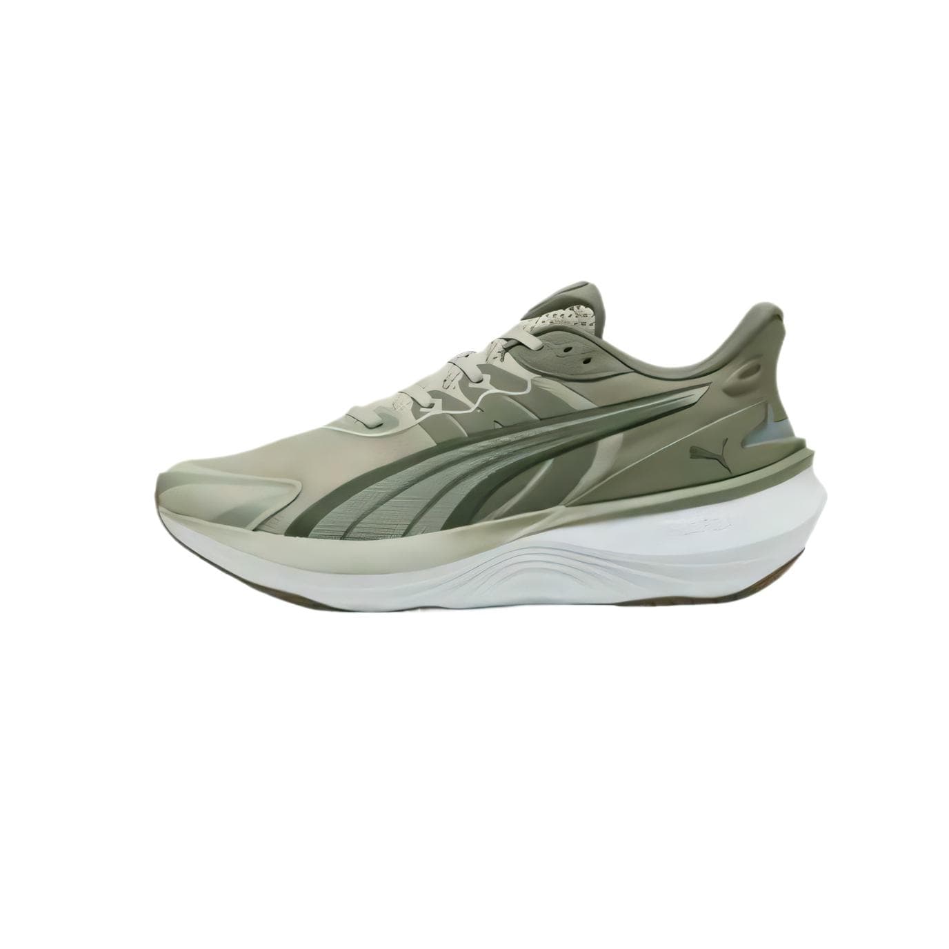 PUMA SCEND Comfort Wear-Resistant Low-Top Casual Running Shoes Unisex Grey Green