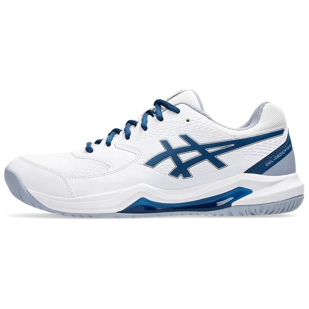 Asics Gel-Dedicate 8 Tennis Shoes Men Low-Top White Blue