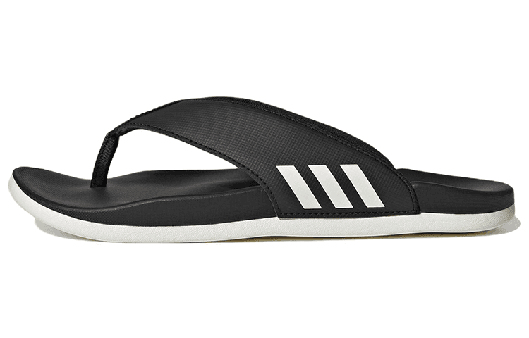 Adidas Adilette Comfort Flip Flops Core Black Core White