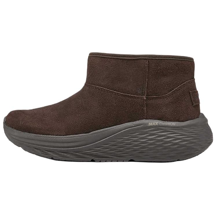 Skechers Max Cushioning Fashion Comfort Short Snow Boots Women's Dark Brown