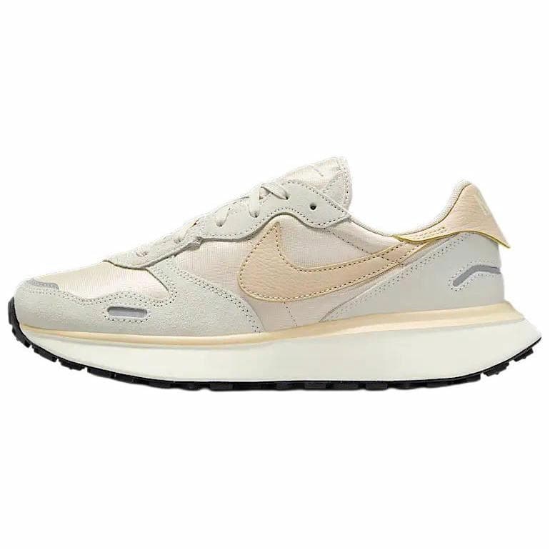 Nike Phoenix Waffle Anti-Slip Wear-Resistant Low-Top Casual Running Shoes Women's Beige