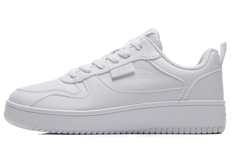 Anta Life Collection Slip-Resistant Cushioning Wear-Resistant Low-Top Skateboard Shoes Men's Anta White