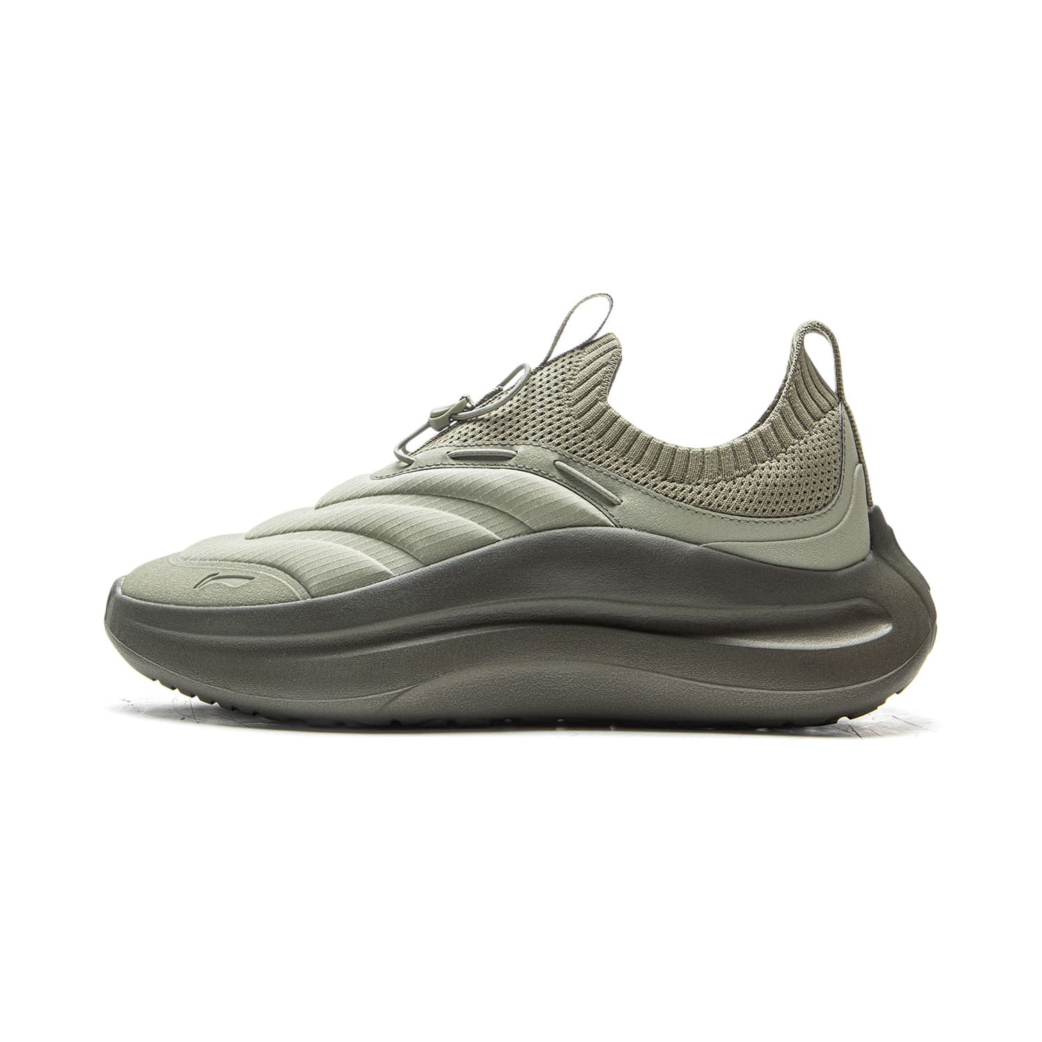 LiNing Yunlang PRIMALOFT Versatile Fashion Trendy Classic Slip-On Soft Warm Comfortable Thick Sole Heightening Cushioning Anti-Slip Wear-Resistant Lightweight Rebound Low-Top Lifestyle Casual Shoes Men's Hay Gray