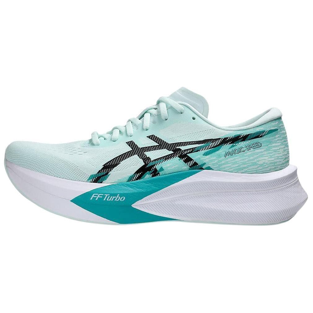 Asics MAGIC SPEED 4 Anti-Slip Wear-Resistant Low-Top Casual Running Shoes Men's Turquoise