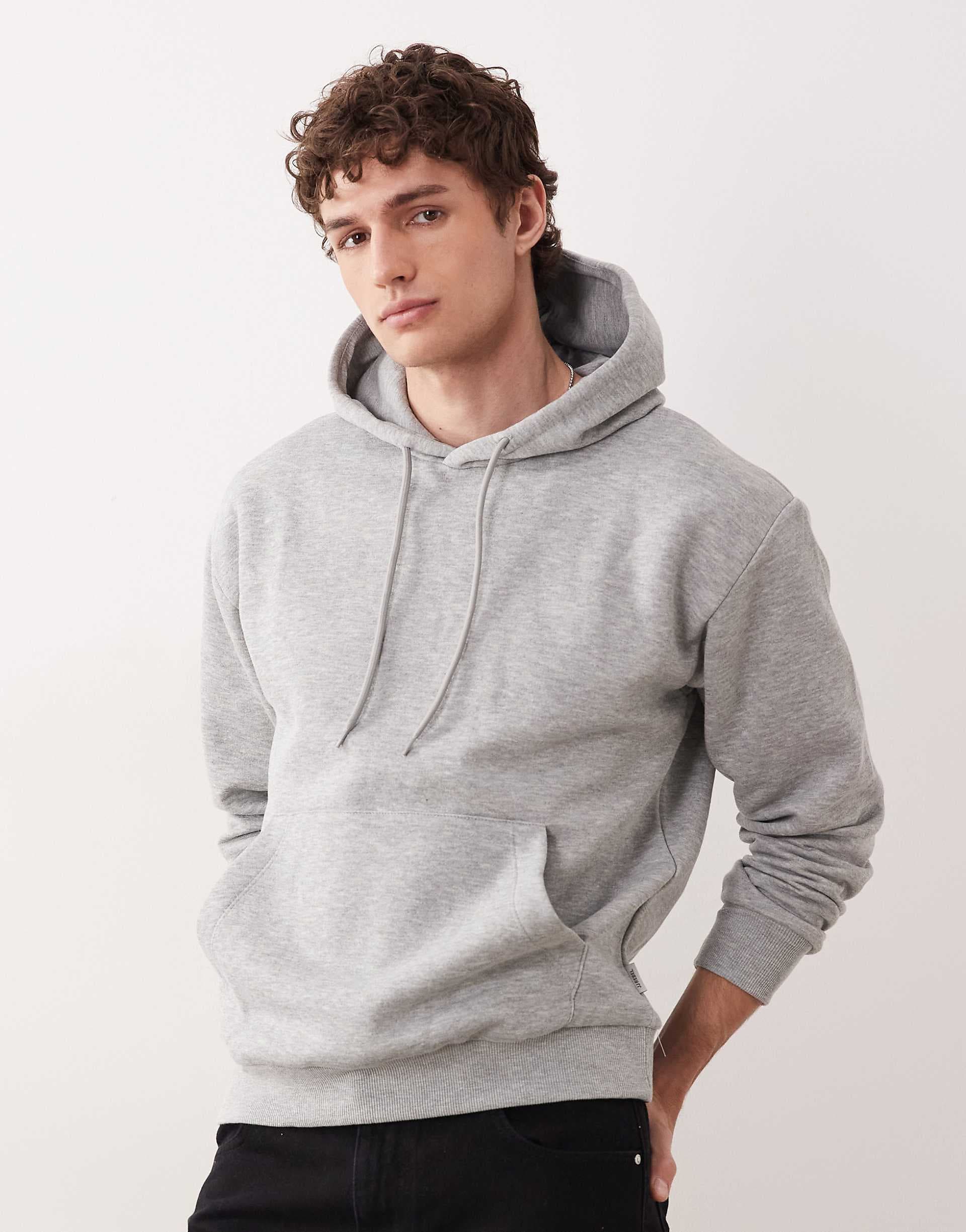 JJ Rebel relaxed fit hoodie in gray
