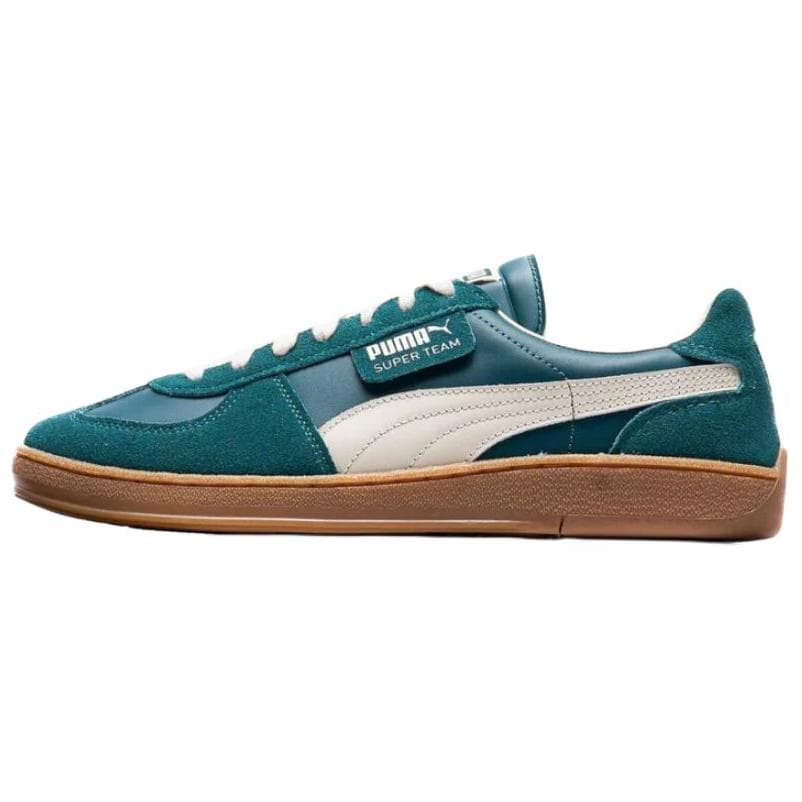 PALMEIRAS x PUMA SUPER TEAM Comfortable Versatile Low-Top Skate Shoes Unisex Blue