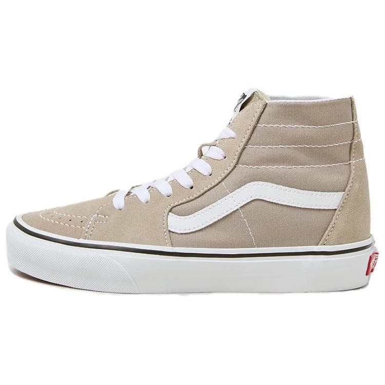 Vans SK8 HI Anti-Slip Wear-Resistant High-Top Skateboard Shoes Unisex Umber