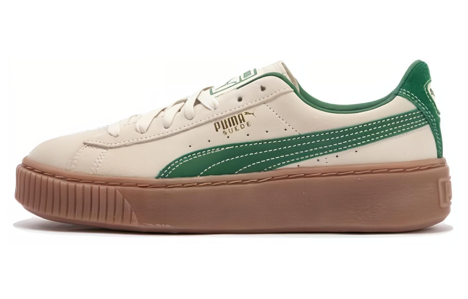 PUMA Suede Platform Core 'Beige Green' Women's