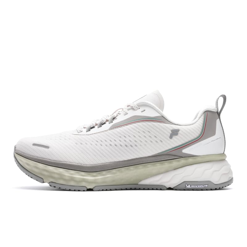 FILA Anti-Slip And Wear-Resistant Breathable Low-Top Running Shoes Men's Fragrant Snow
