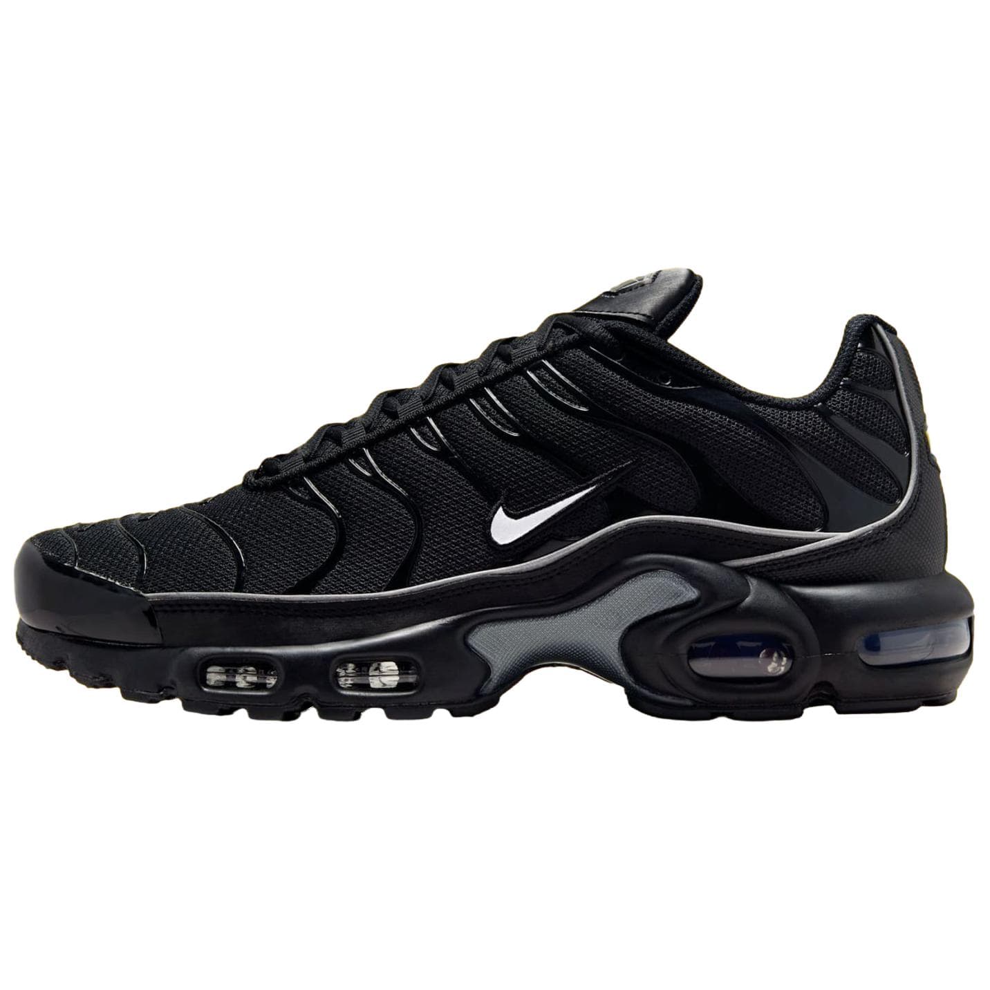 Nike Air Max Plus Support Running Shoes Unisex Black White