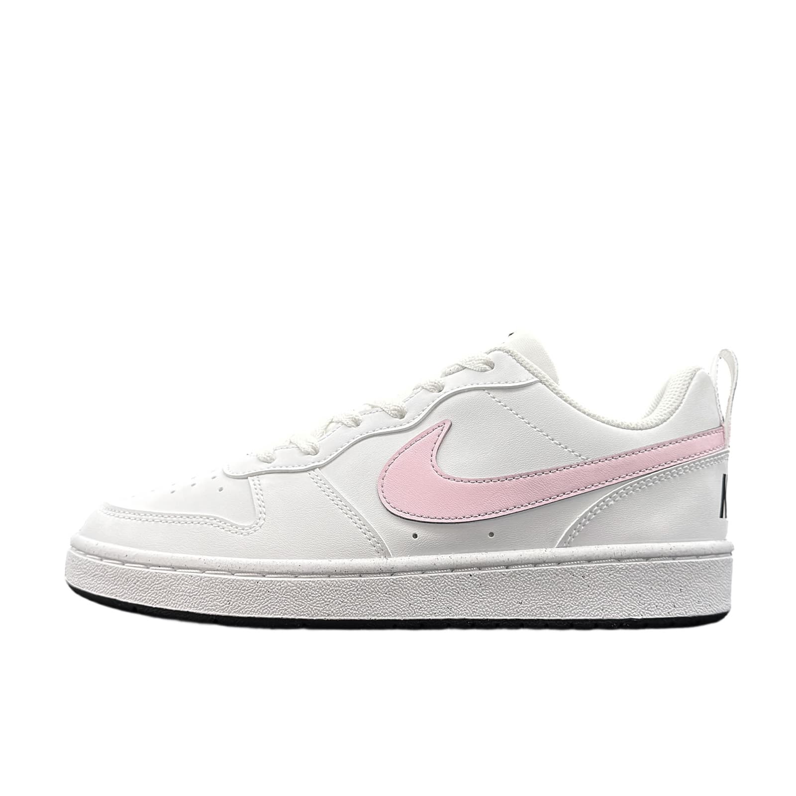 Custom Sneakers Nike Court Borough Low-Top Skate Shoes Women's Pink White
