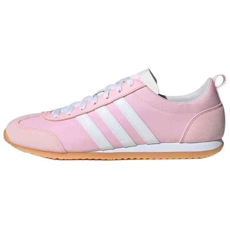 adidas VS JOG 2.0 Comfortable Low Top Casual Shoes Unisex Pink White