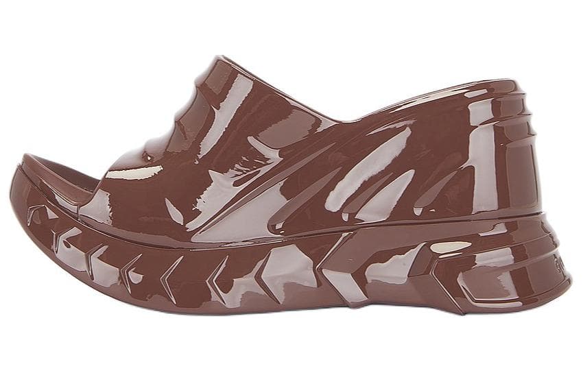 GIVENCHY Slide Slippers 10.9cm Women's Brown
