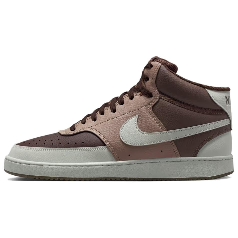 Nike Court Vision Next Nature Comfort Fit Mid-Top Skate Shoes Men's Baroque Brown