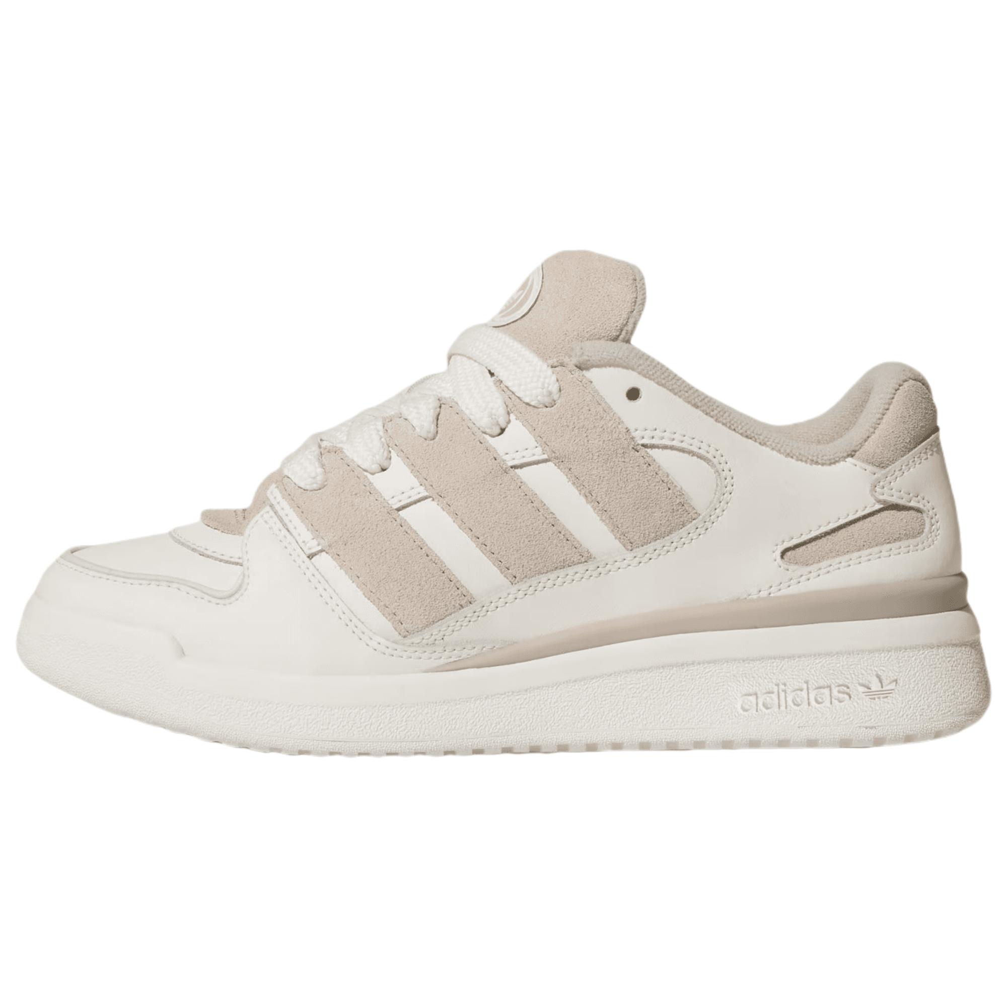adidas originals FORUM 2000 Leather Fashion Comfortable Wear-Resistant Low-Top Sneakers Women's Han Jade White
